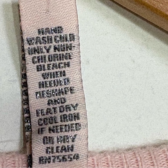 ABERCROMBIE Y2K Cotton Angora Rabbit Hair Silk Bows Beads Coquette Cardigan - Picture 3 of 12